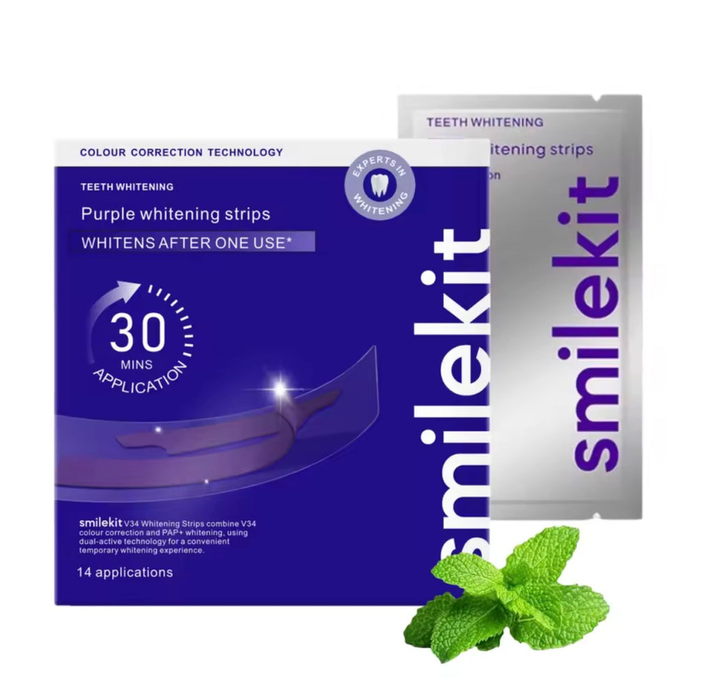 Purple Dental Whitening Strips 14 Strips