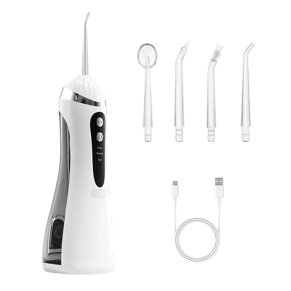 Irrigador bucal portátil USB con 3 modos