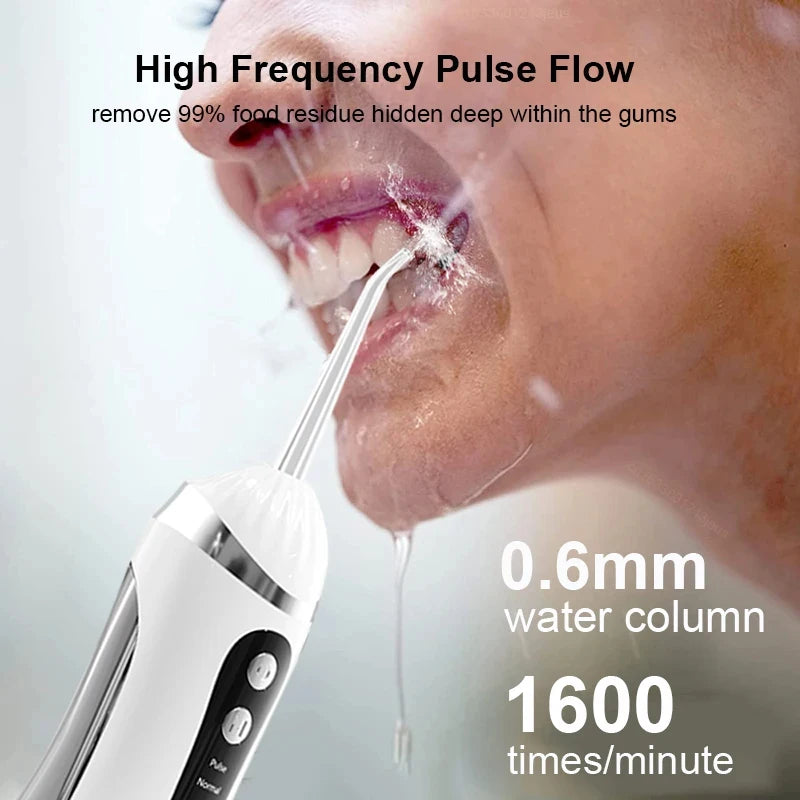 Irrigador bucal portátil USB con 3 modos
